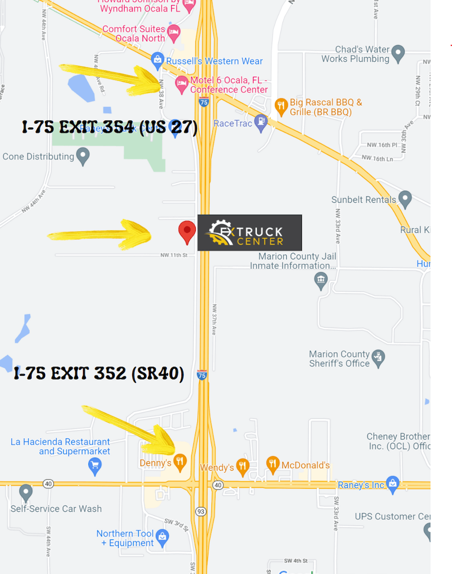 FX Truck Center Map Location
