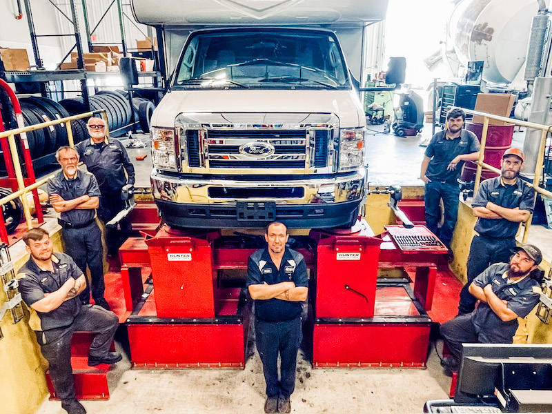 FX Truck Center Shop Diesel Mechanics