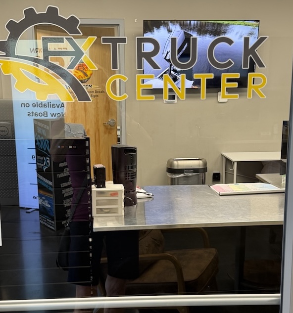 FX Truck Center decal inside