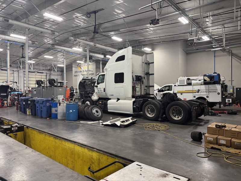 inside fx truck centers shop